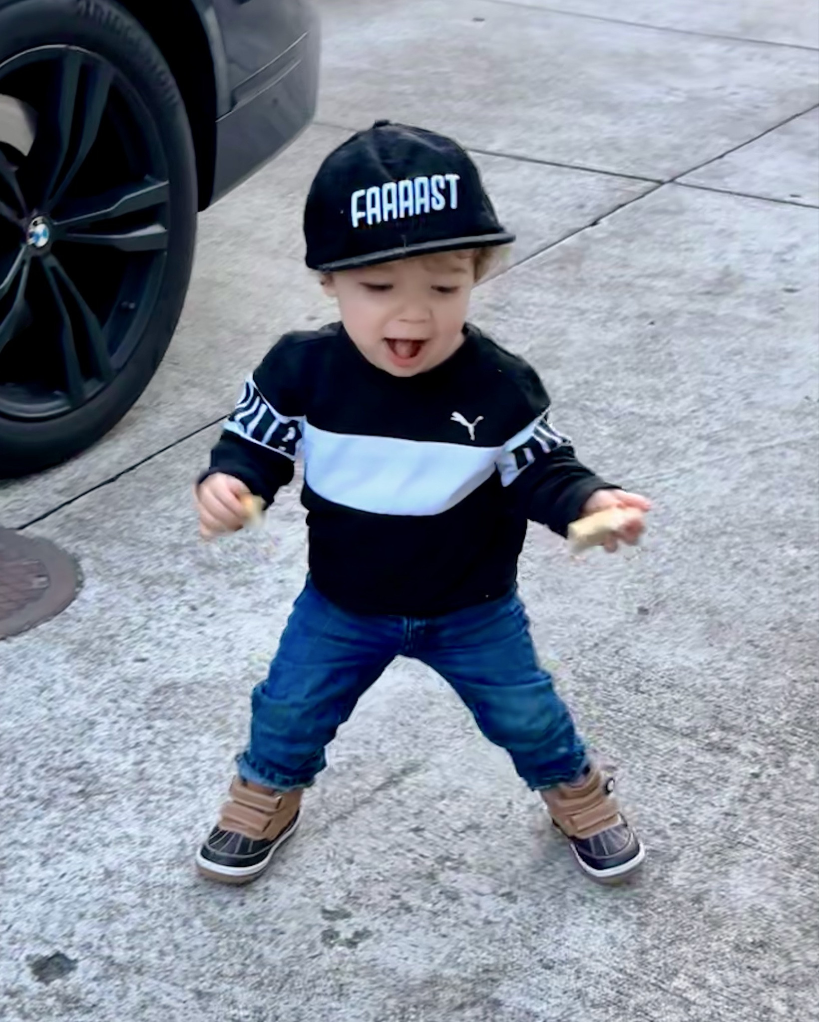 Is this not the perfect toddler SnapBack, though?! Bagel is a paid actor! 

#LTKmomlife #LTKBaby #LTKKids