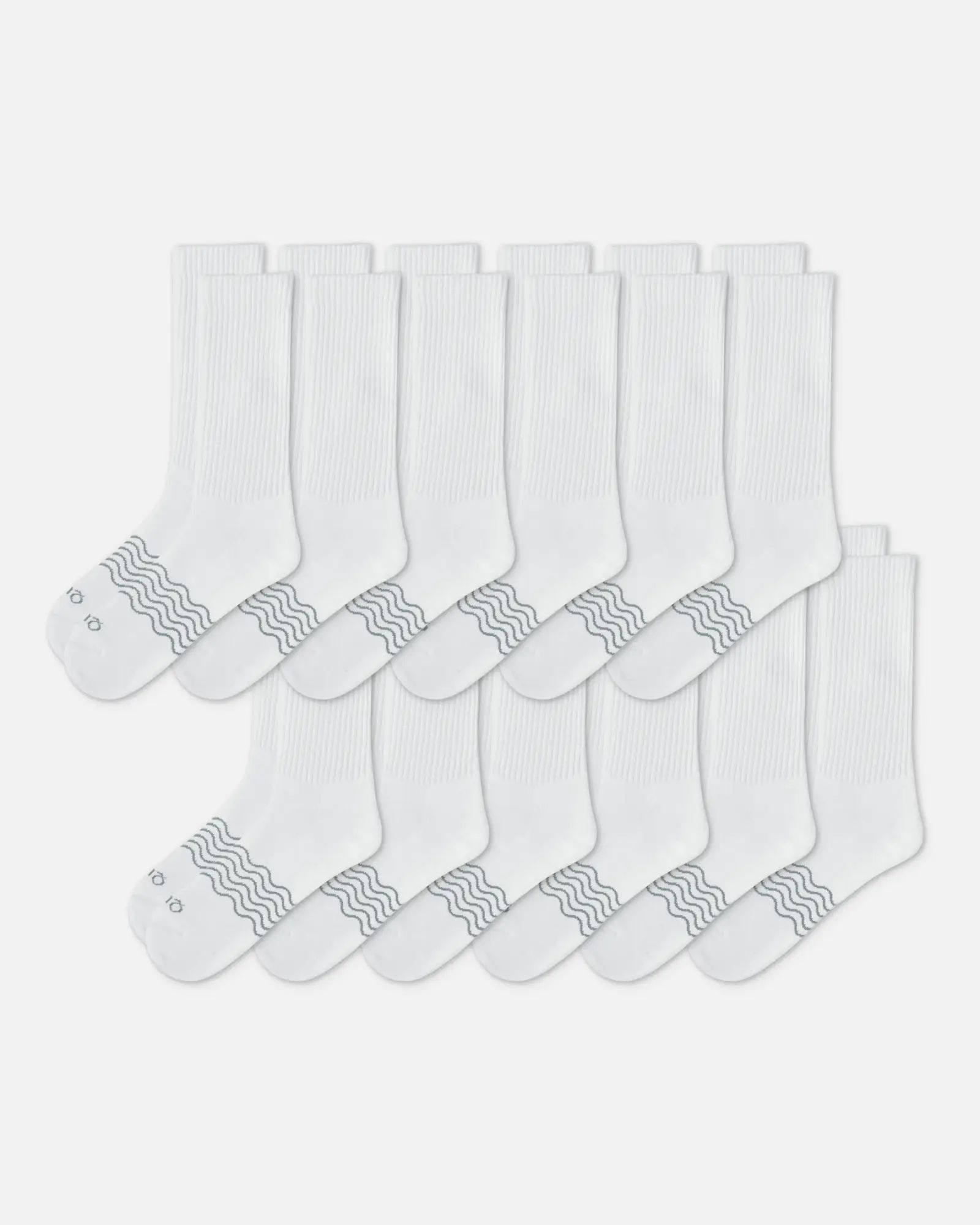 Everyday Cotton Solid Crew Socks (12-pack) | Quince
