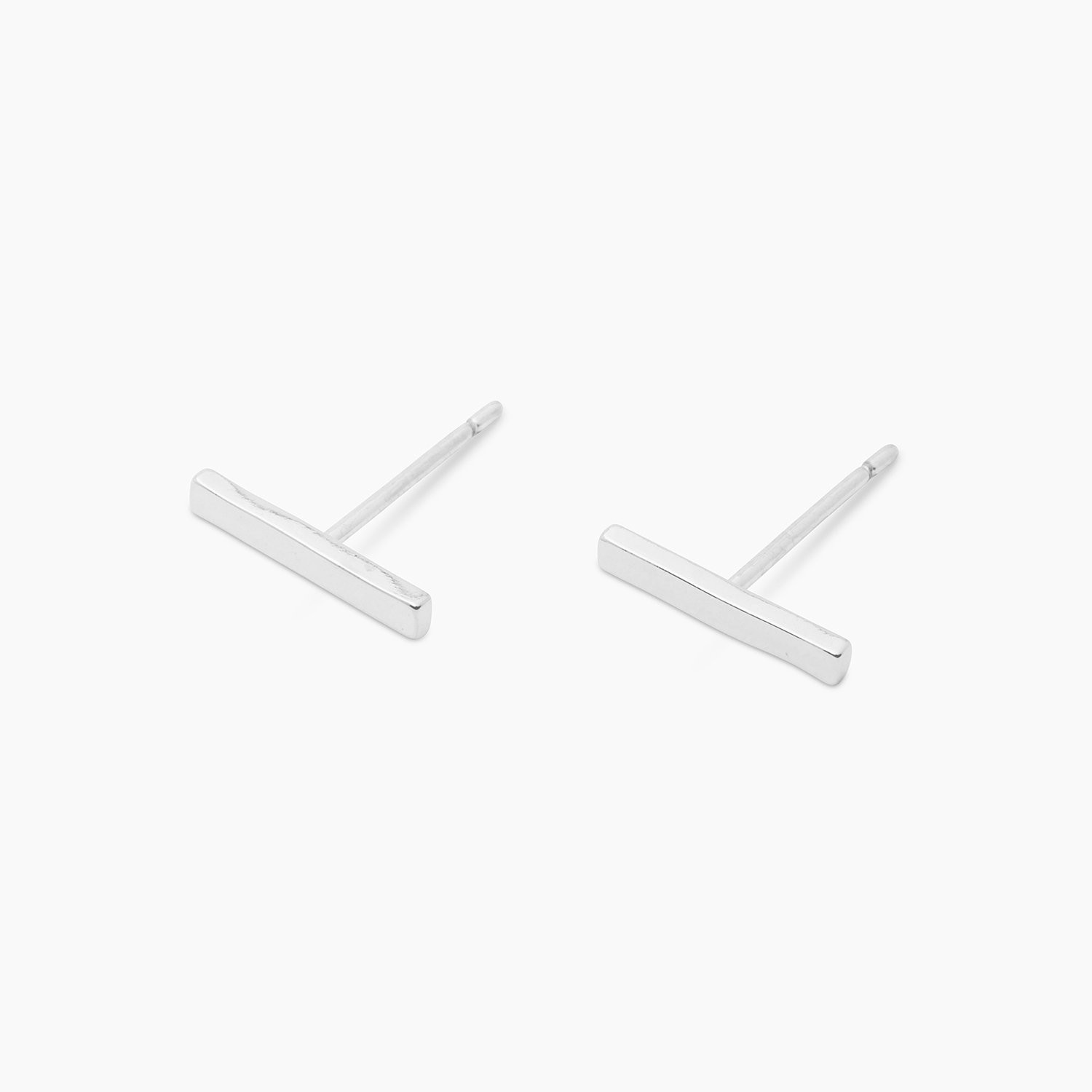 Taner Bar Mini Studs (Silver) | Gorjana