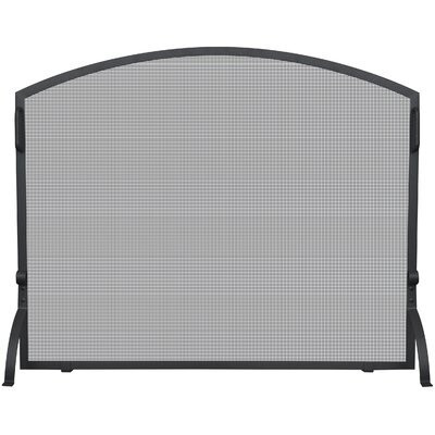 Single Panel Wrought Iron Arch Top Fireplace Screen | Wayfair North America