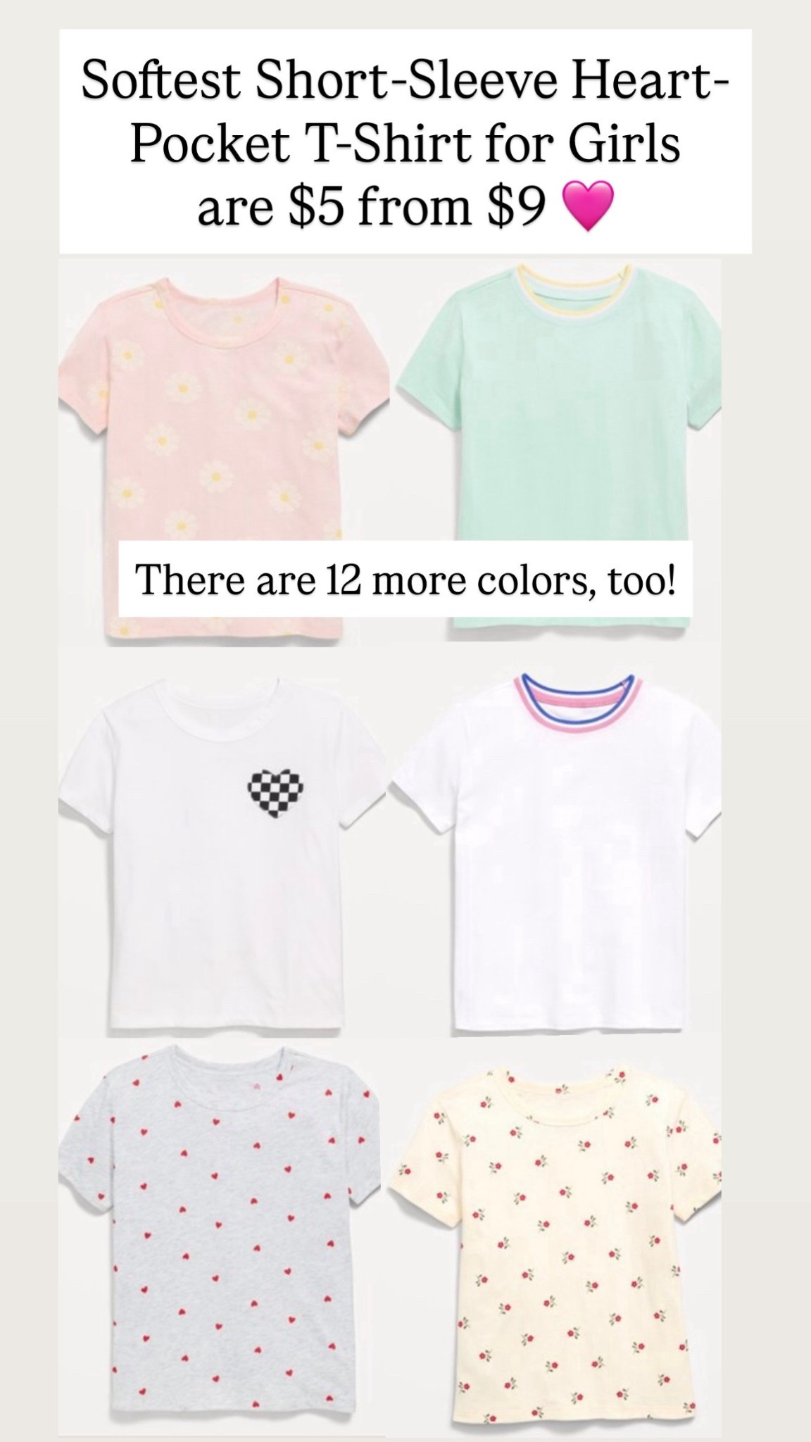 Tees  for girls are five dollars right now

#LTKKids #LTKSaleAlert