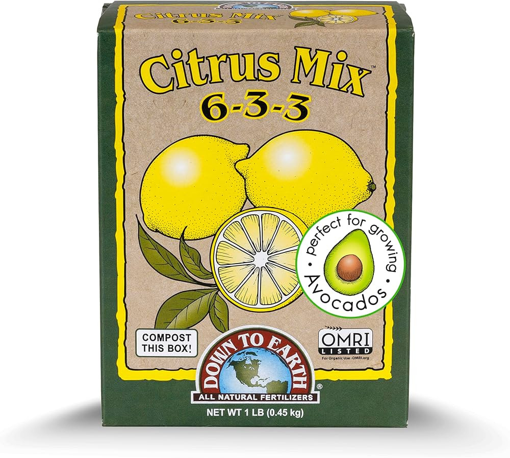 Down To Earth All Natural Fertilizers Organic Citrus Mix - Plant Food for Lemons, Limes, Oranges ... | Amazon (US)