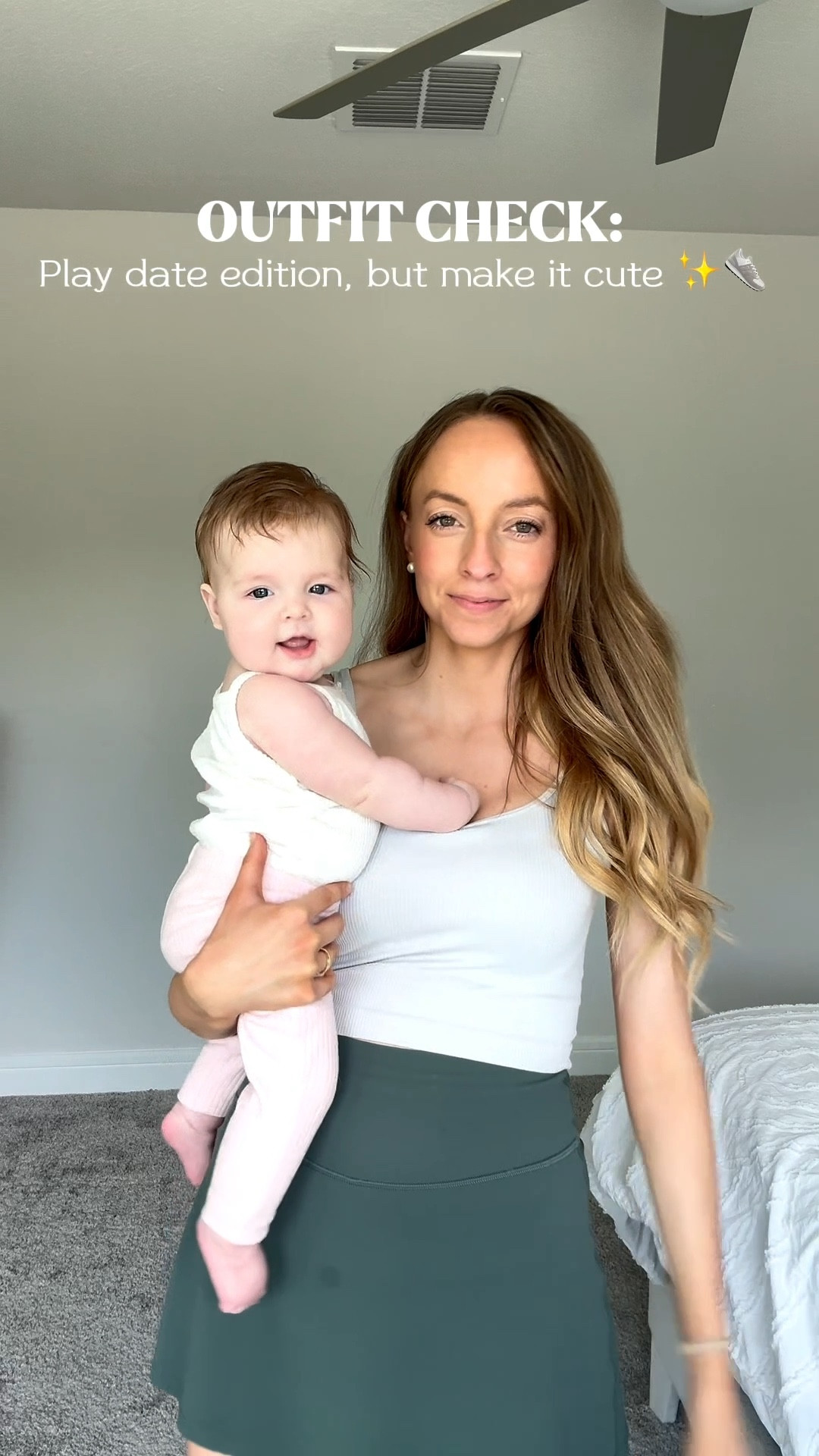 Wouldn’t be realistic without the spit up stain already on my skirt 😂

#LTKBaby #LTKKids #LTKActive