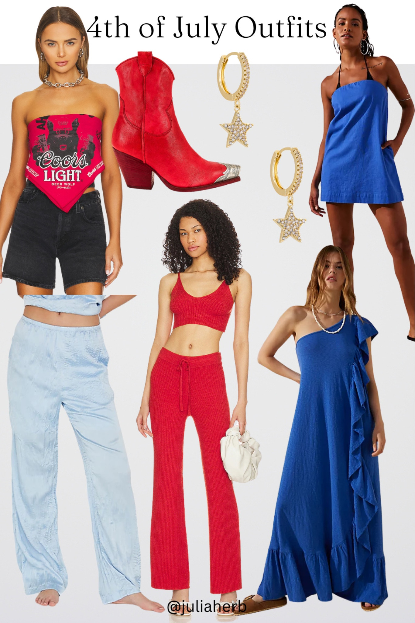 Red, white and blue outfits for the 4th of July ❤️🤍💙

#LTKstyletip #LTKSeasonal #LTKunder100