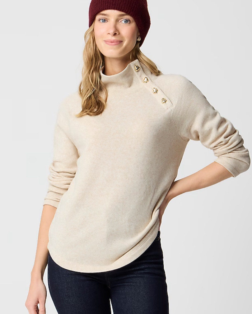  ON SALE, $40 - the hearts on this are so cute! 


#valentinesday #heartsweatshirt #jcrewfactory #jcrewsale #salefinds #pullover #LTKOver40 #valentinessweatshirt 

#LTKFindsUnder50 #LTKSeasonal #LTKSaleAlert