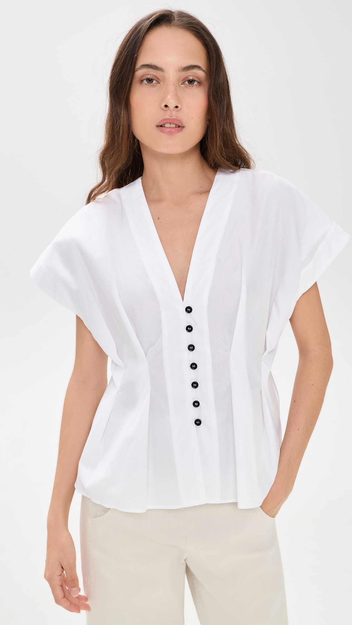 Cinched Cotton Top | Shopbop