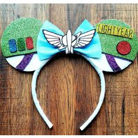 Buzz Light Year Toy Story Inspired Mickey & Minnie Mouse Ears | Etsy (US)