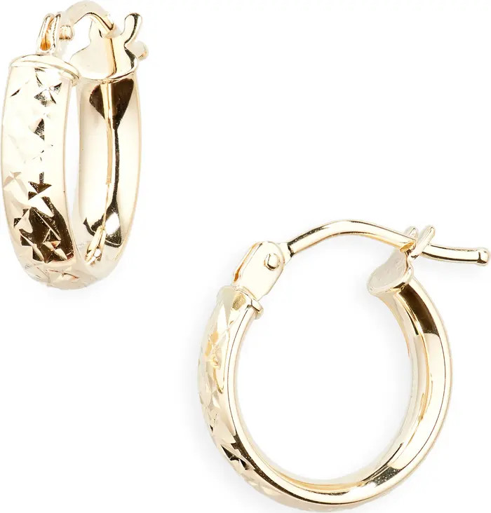 Bony Levy 14K Gold Wide Hoop Earrings | Nordstrom | Nordstrom