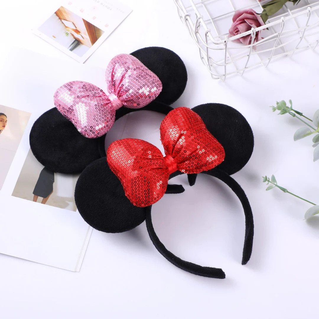 Minnie Mouse Ears, Disney Ears For Adults and Kids, Princess Minnie Mouse Ears, Red Minnie Ears, ... | Etsy (US)