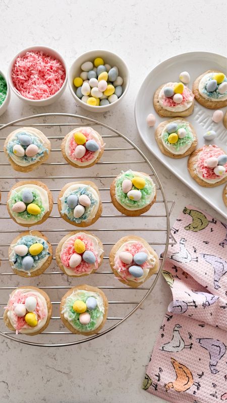 Easter Egg Nest Sugar Cookies! 

Easy to make and a fun Easter activity with your kids! I used pre-made sugar cookie dough, white frosting, coconut flakes, food coloring, and mini Cadbury eggs! #eastercookies #cadburyeggs 

#LTKSeasonal #LTKhome #LTKparties