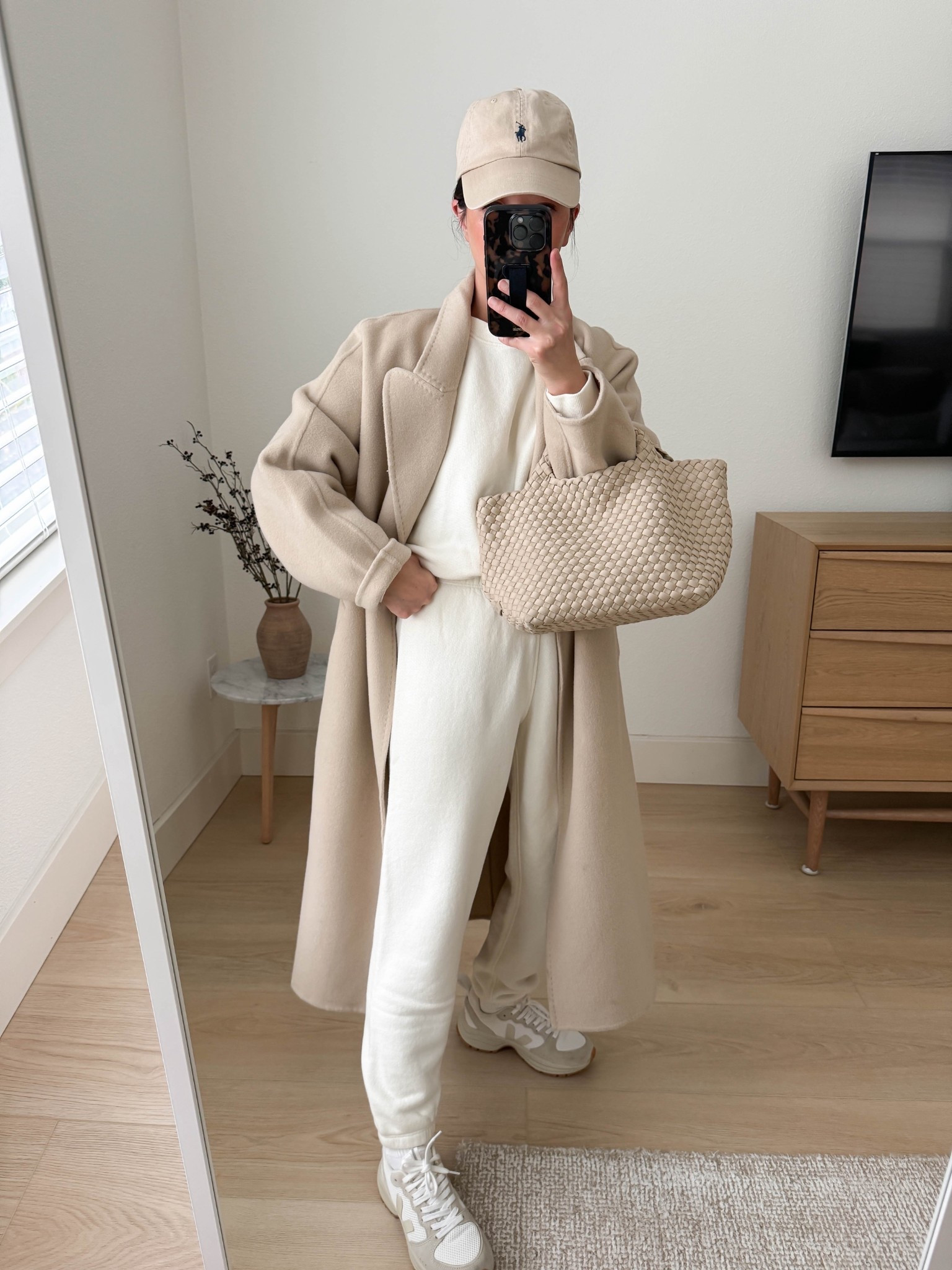 These Jenni Kayne sweat sets have been a winter wardrobe staple of mine for 4+ years. Elevated and petite-friendly sweats to leave the house in. Pricey, but quality is amazing.

Gentle Herd coat xs (old)
Jenni Kayne sweatshirt small Color: Cream
Jenni Kayne sweatpants xs Color: Cream
Veja sneakers 37, run very small
Naghedi small tote in ecru
Polo Ralph Lauren hat

Petite style, fall outfits, fall style, athleisure 

#LTKootd #LTKPetite #LTKSeasonal