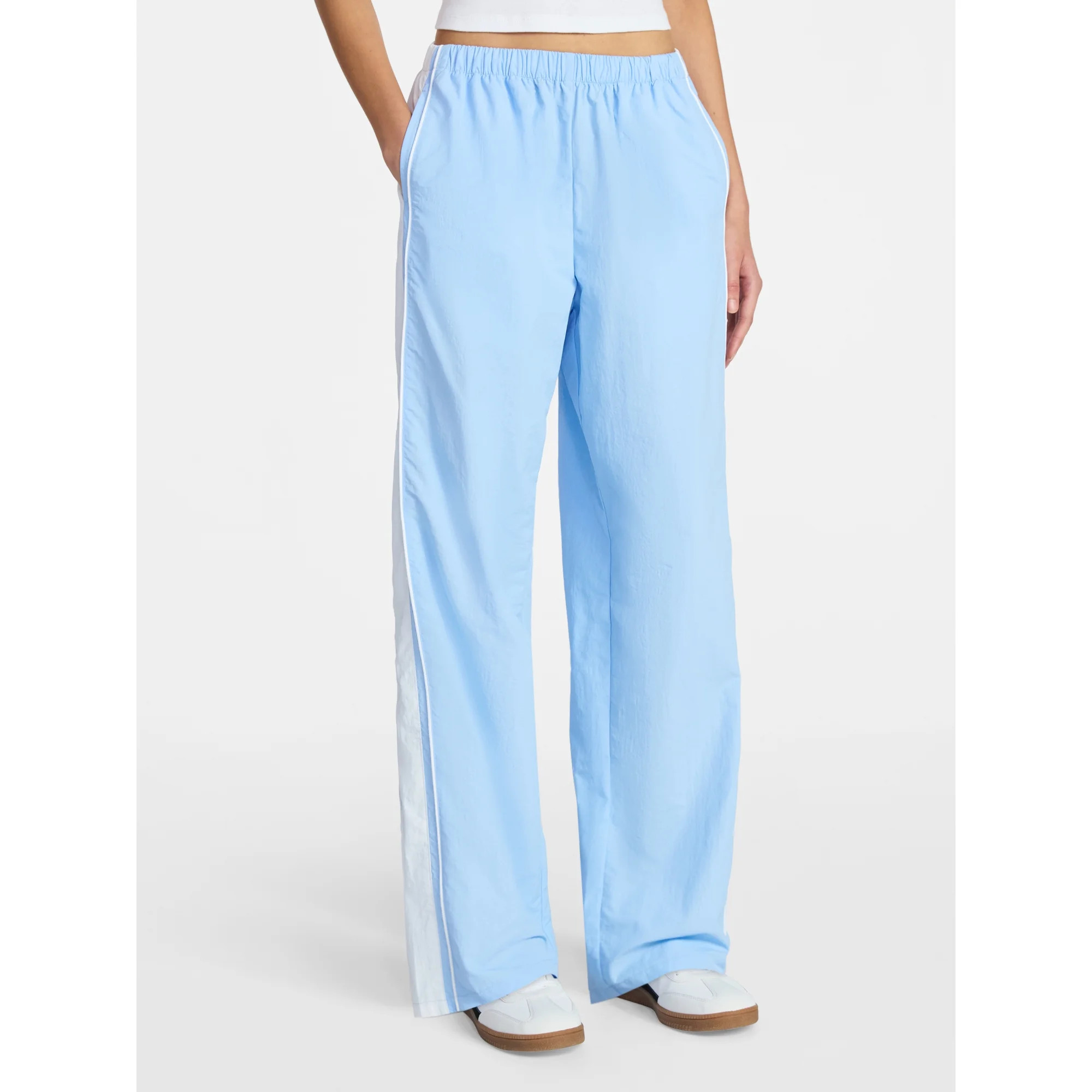 No Boundaries Side Stripe Track Pants, 30.5'' Inseam, Women's XXS-XXL | Walmart (US)
