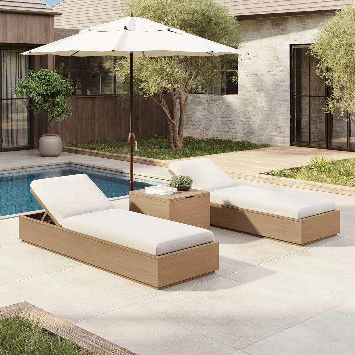 Telluride Outdoor Chaise Lounge | West Elm (US)