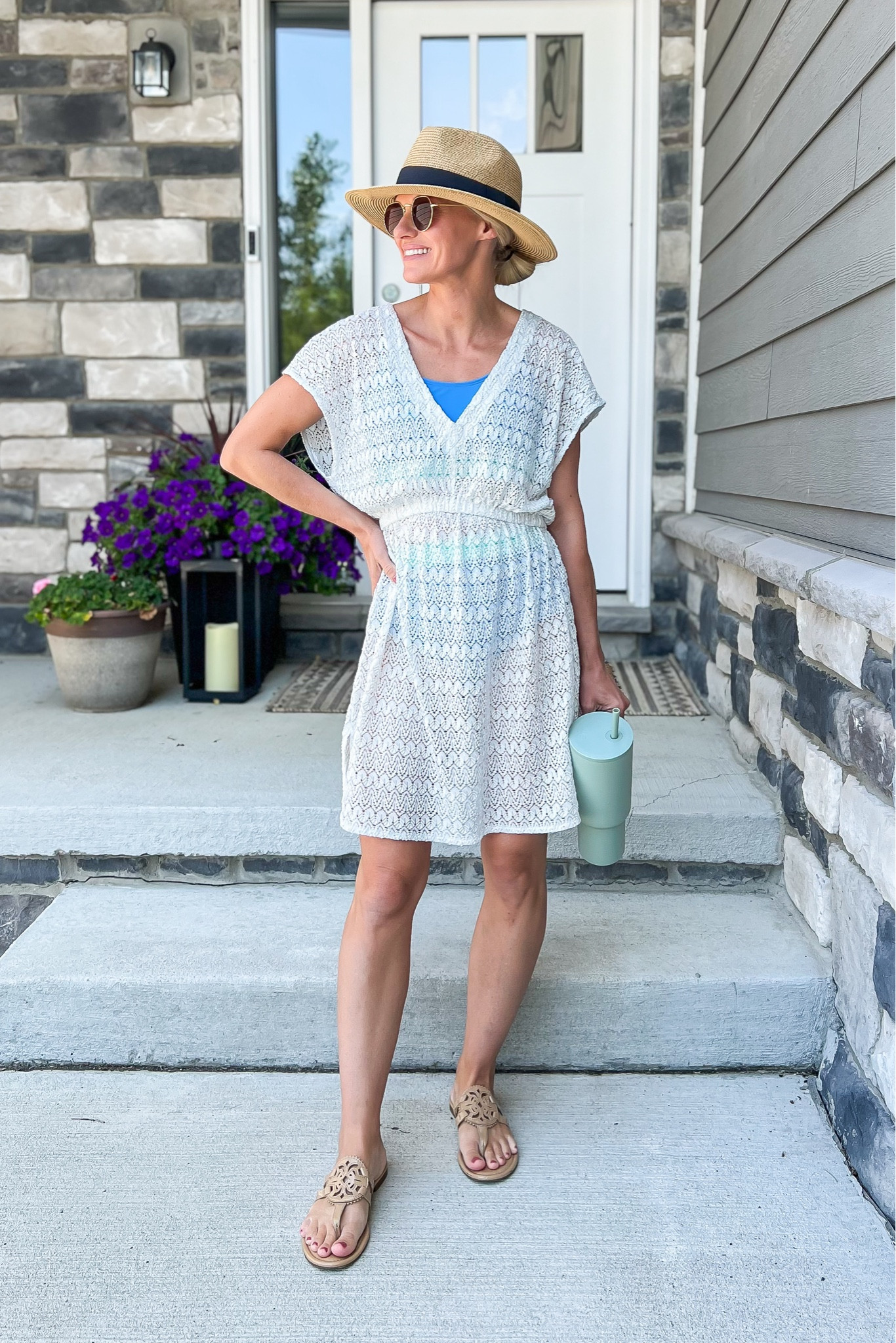 What I wore this week! Mom-friendly pool outfit idea! Coverup- small || bathing suit- xs

#LTKStyleTip #LTKSwim #LTKFindsUnder50