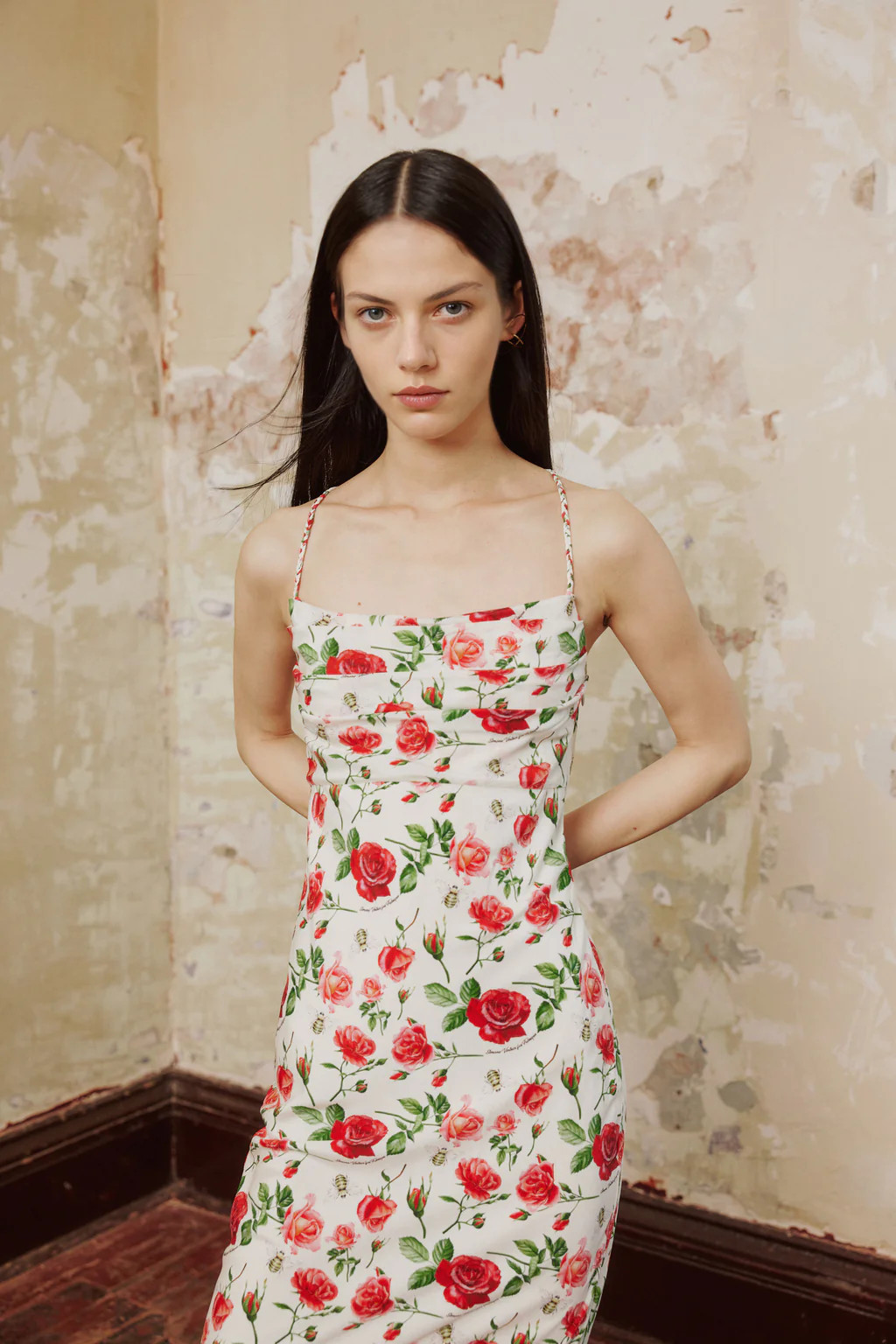 Martina Rosie Maxi Dress in Silk Crepe de Chine | Fabrique