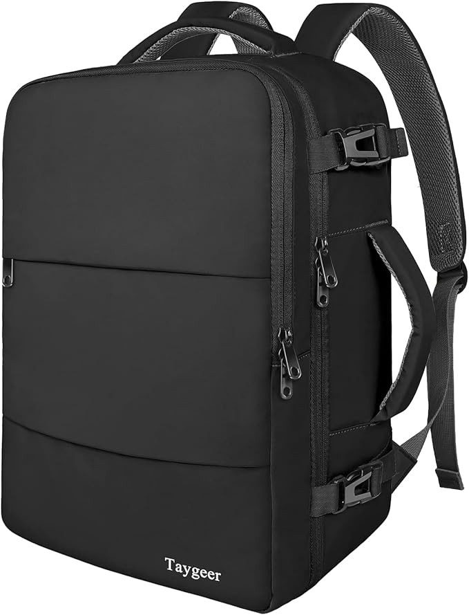 Taygeer Travel Laptop Backpack for Men Women, Airplane Approved Travel Backpack Suitcase with Wat... | Amazon (US)
