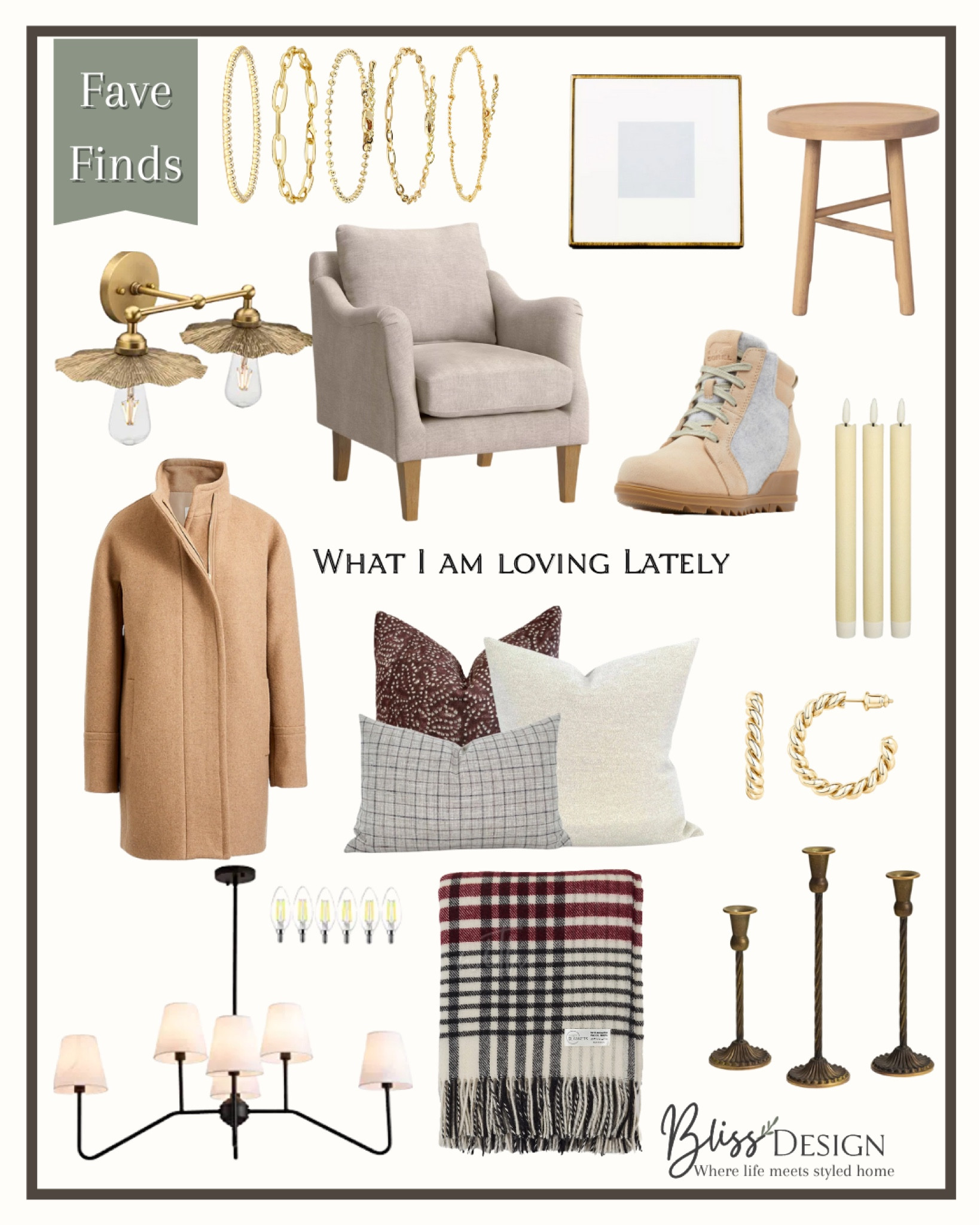 Collect favorite finds- chair, Target, Amber interiors, studio mcgee, thresholds, Jcrew, Amazon, sorel, blanket, jewelry, candles, lighting  

#LTKsalealert #LTKhome #LTKstyletip