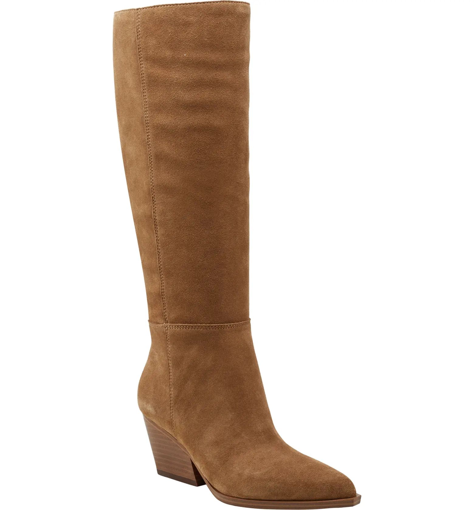 Challi Pointed Toe Knee High Boot (Women) | Nordstrom