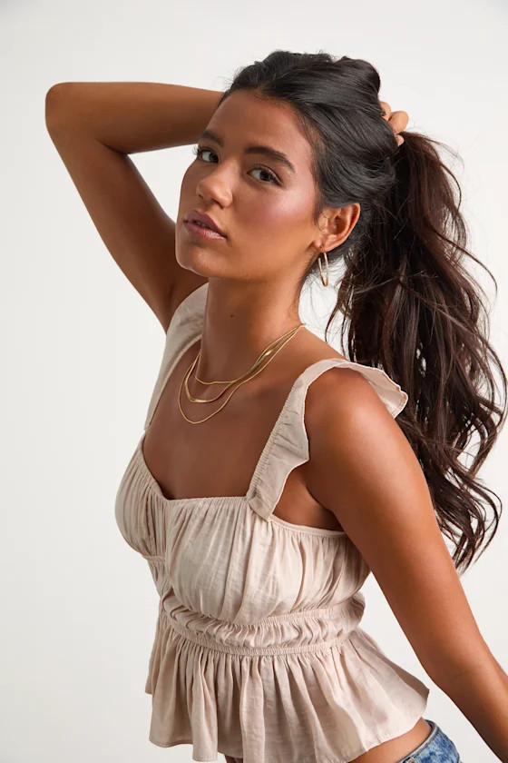 Katiya 14KT Gold Chain Layered Necklace | Lulus