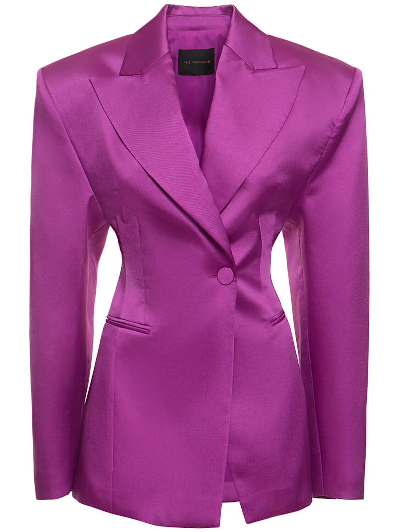 Ottavia hourglass mikado blazer | Luisaviaroma