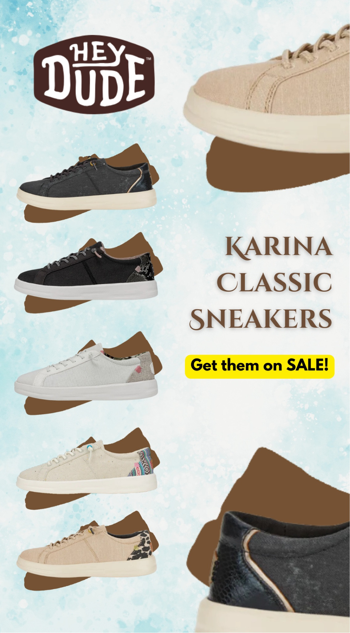 👟✨ Comfy AND stylish? Yes, please! The Hey Dude Karina Classic collection is here to elevate your casual wardrobe. From the timeless Tan Leopard (currently on sale! 🛍️) to the other must-have styles, there's something for everyone. 🐆✨

💡 Tip: These shoes are lightweight, breathable, and perfect for any laid-back day. Ready to grab your favorite pair on sale? 👏

#TayBeckerBeauty #TaylorBecker #TaylorBeckerBeauty #HeyDude #ShoeSale #ComfortAndStyle #CasualFashion

#LTKWorkwear #LTKStyleTip #LTKSaleAlert