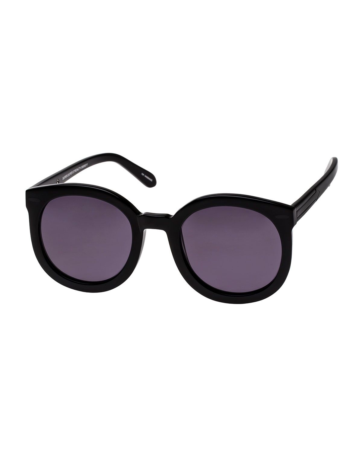 Super Duper Strength Monochromatic Sunglasses, Black | Neiman Marcus