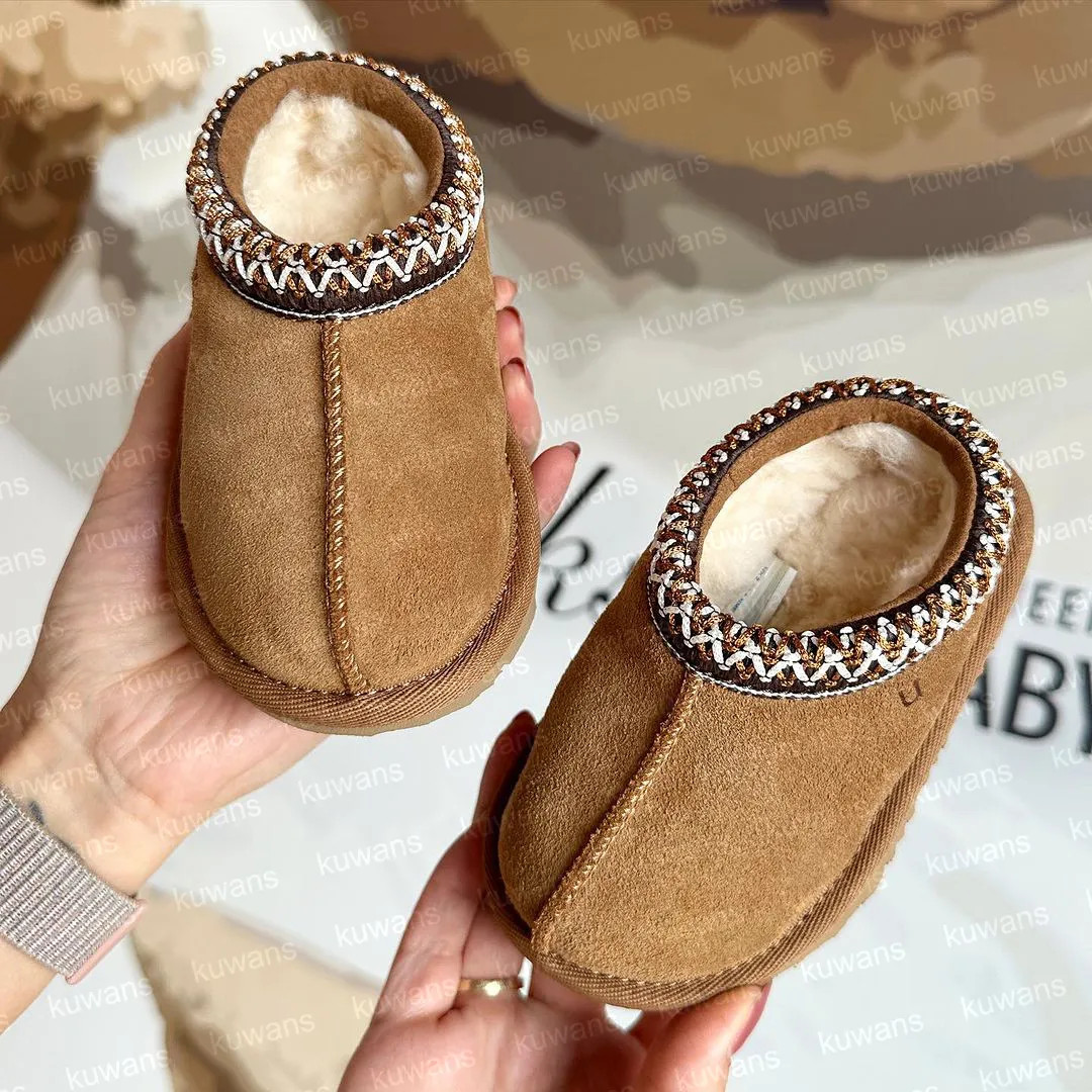 Kids Toddler Tasman II Slippers Tazz Baby Shoes Chestnut Fur Slides Sheepskin Shearling Classic U... | DHGate