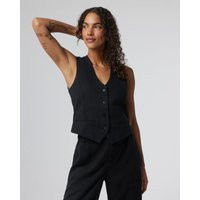 Vuori Coastline Vest | Black | XS, Size Extra Small | Vuori Clothing (US & Canada)