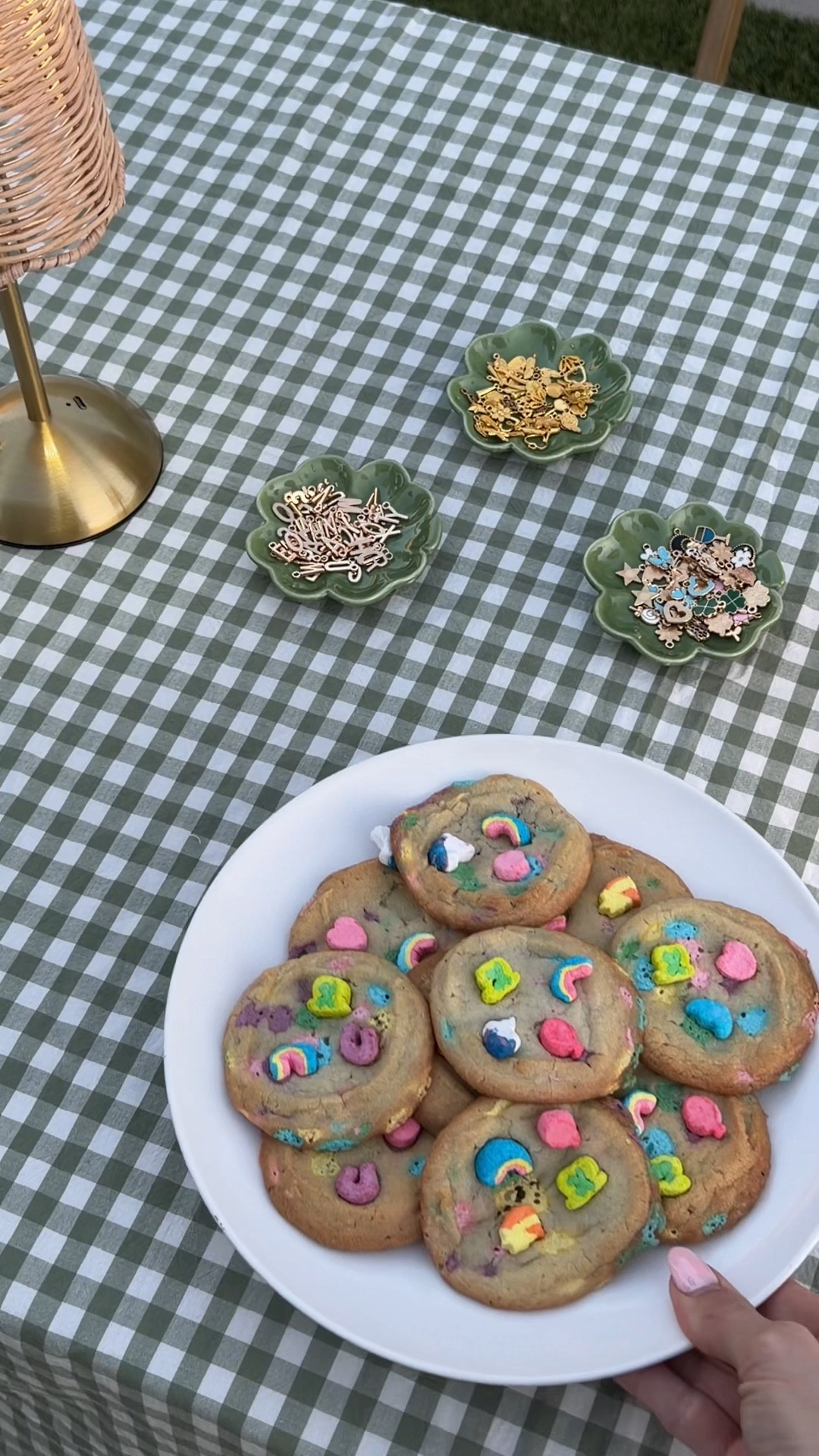 Lucky charm party
Charm bracelet making 
Girls night
St. Patrick’s Day 
Hosting 

#LTKSeasonal #LTKHome