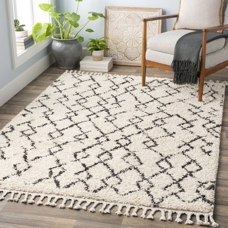 Mack & Milo Joaquin Cream/Charcoal Area Rug | Walmart (US)