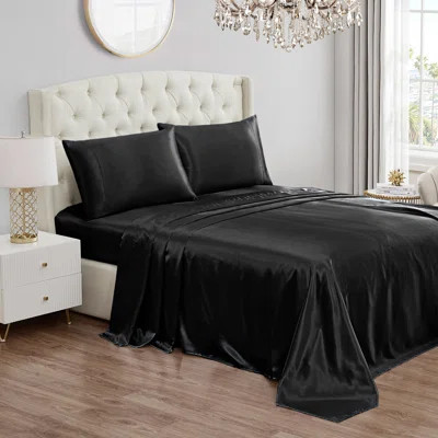 Juicy Couture Premium Silky Satin Sheet Sets | Wayfair North America