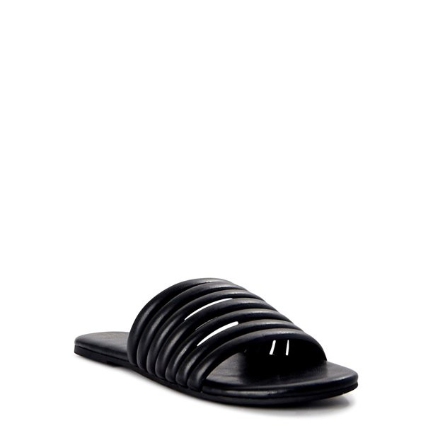Time and Tru Women's Multi-Band Slide Sandals - Walmart.com | Walmart (US)