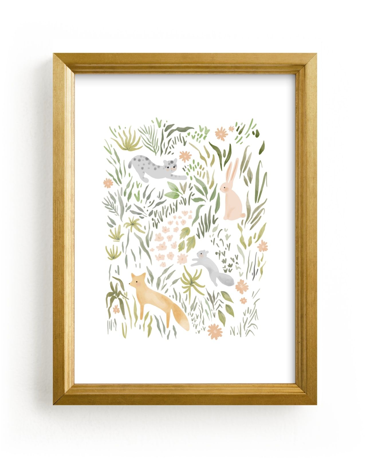 "Flora and Fauna" - Open Edition Children's Art Print by Hannah Williams. | Minted