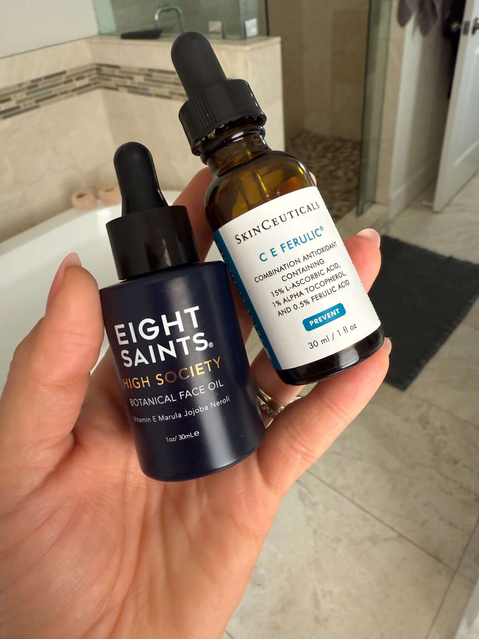 I use the vitamin C every morning and it helps with brightening and fine lines. And the facial oil I love using in the evening if I need extra hydration, smells like a day spa. #antiaging #vitaminc #skincare #faceoil 

#LTKBeauty #LTKOver40 #LTKFindsUnder50