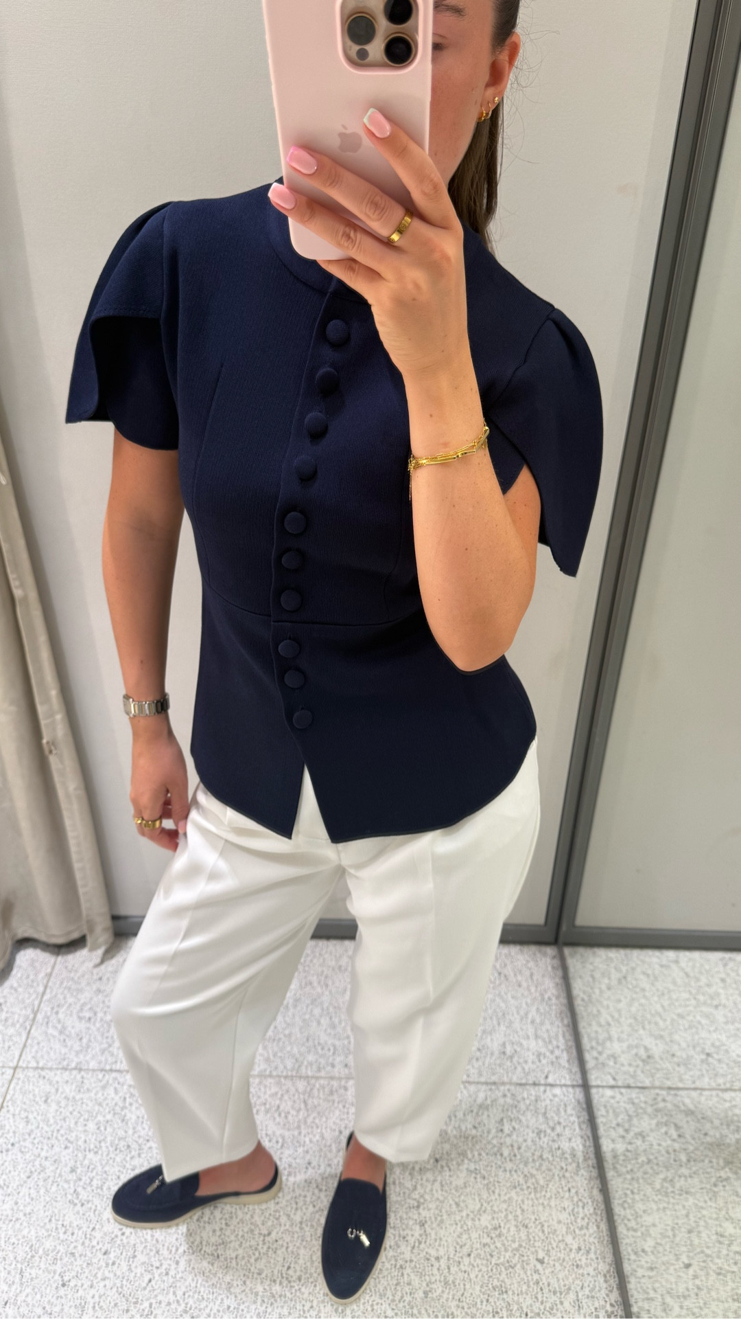 Workwear - new in - styling - navy cardigan - corporate causal outfit 

#LTKuk #LTKspring #LTKstyletip