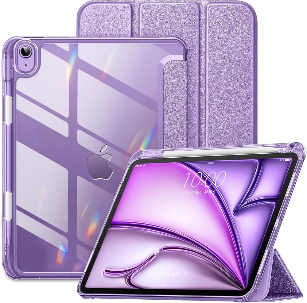 VIKESI Case for iPad Air 11 inch 2024, iPad Air 6th / 5th / 4th Generation Case,Matte Slim Hard B... | Amazon (US)