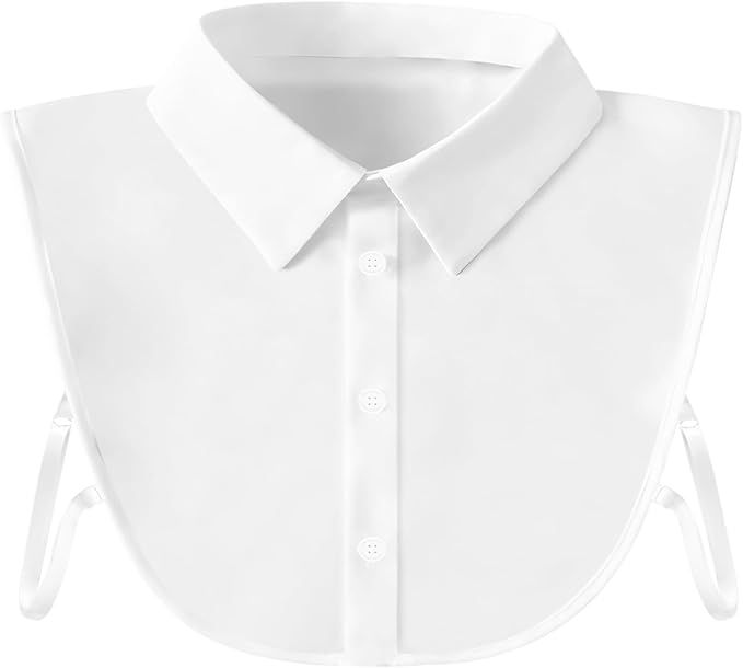 Fake Collar Shirts for Women, Versatile Dickey White Collar, Half Shirt Collar for Women & Girls | Amazon (US)