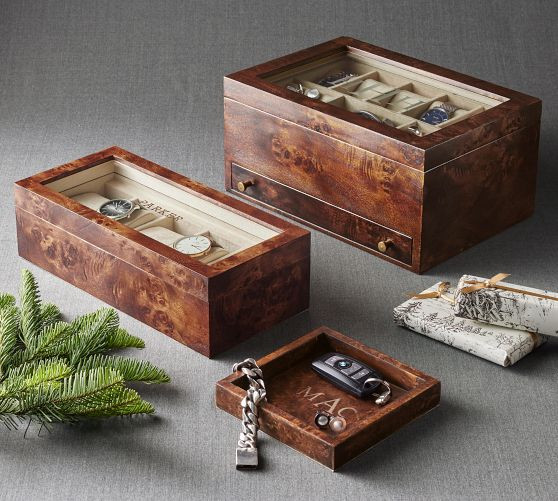 Burlwood Watch Box | Pottery Barn (US)