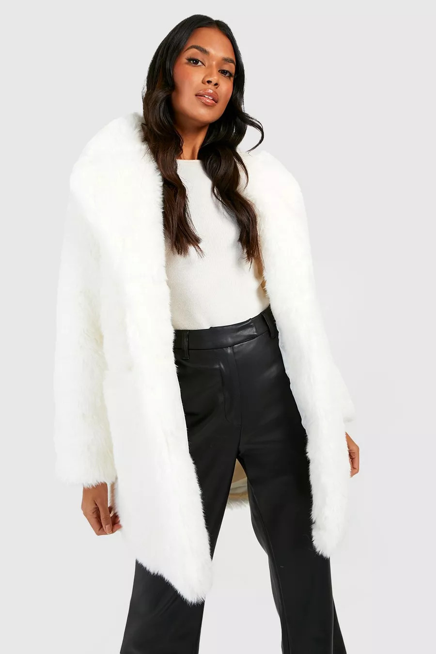 Luxe Faux Fur Coat | Boohoo.com (US & CA)
