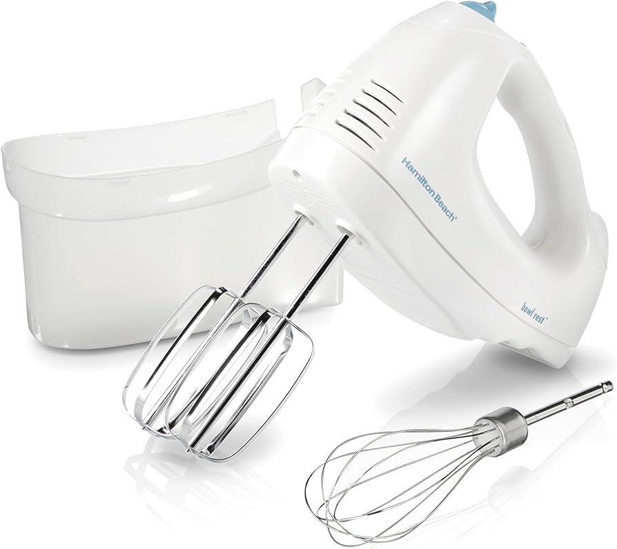 Hamilton Beach 6-Speed Electric Hand Mixer with Whisk, Traditional Beaters, Snap-On Storage Case,... | Amazon (US)