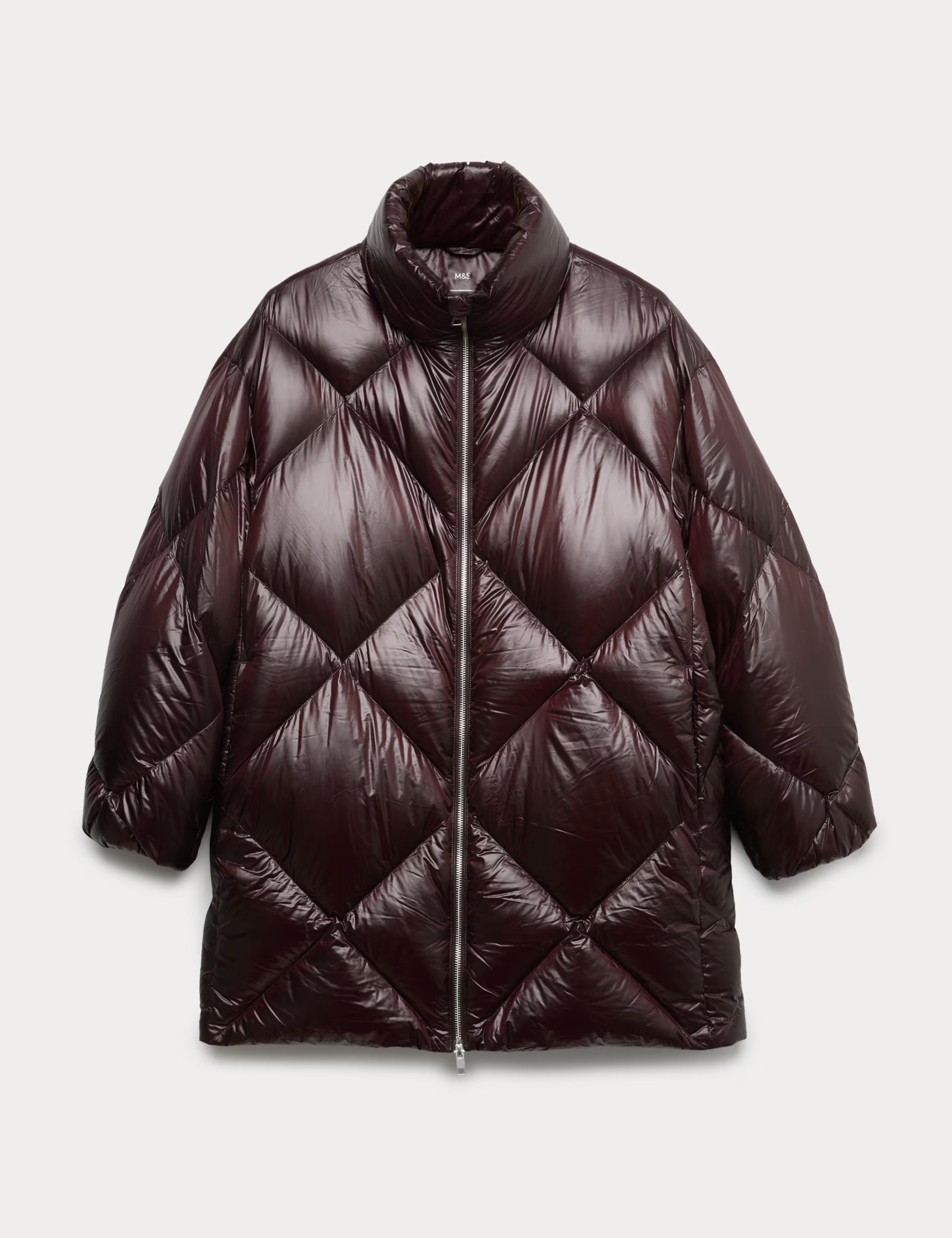 Feather & Down Stormwear™ Diamond Quilted Padded Coat | Marks & Spencer (UK)