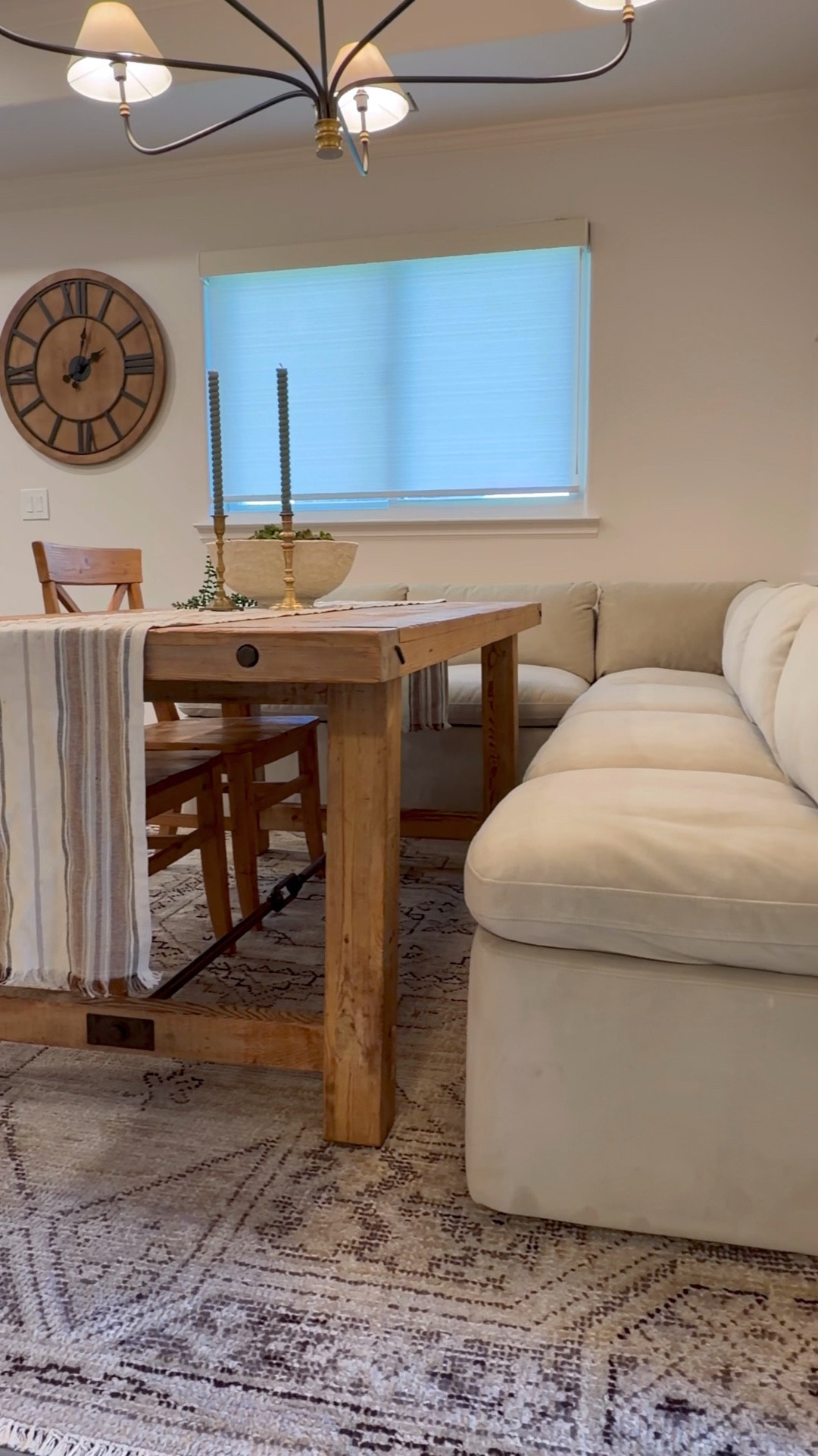 Comfortable dining seating, designed to be used your way. Modular, cushioned, and on casters—style it as a banquette or let each piece stand alone. 

#LTKHome