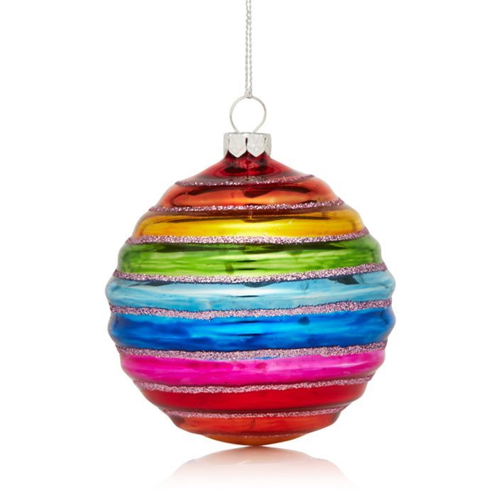Glass Rainbow Ball Ornament - 100% Exclusive | Bloomingdale's (US)
