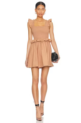 Tularosa Hillary Mini Dress in Copper from Revolve.com | Revolve Clothing (Global)