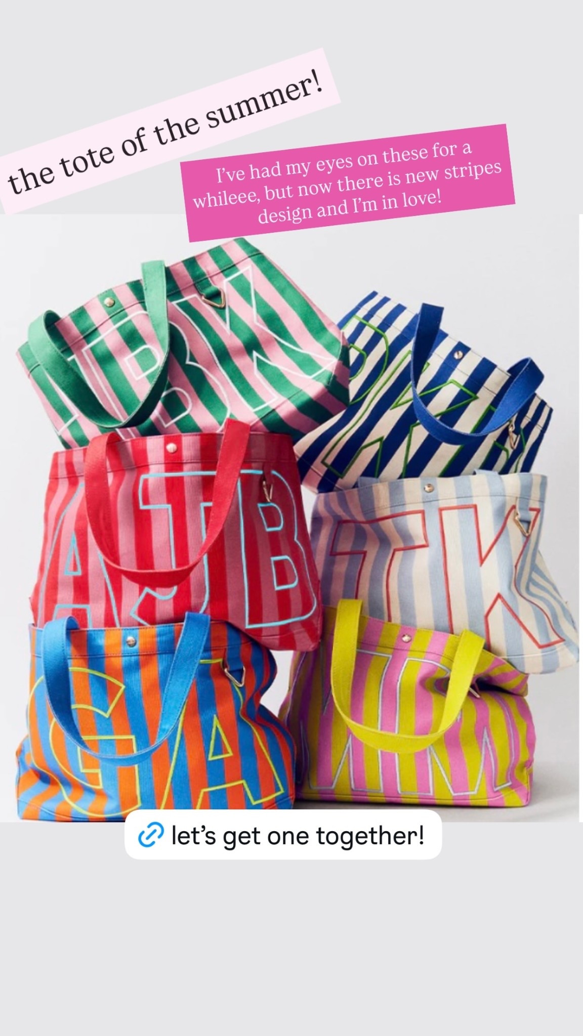 I’ve had my eyes on these for a whileee, but now there is new stripes design and I’m in love!  the tote of the summer!



#LTKmomlife #LTKSeasonal #LTKTravel