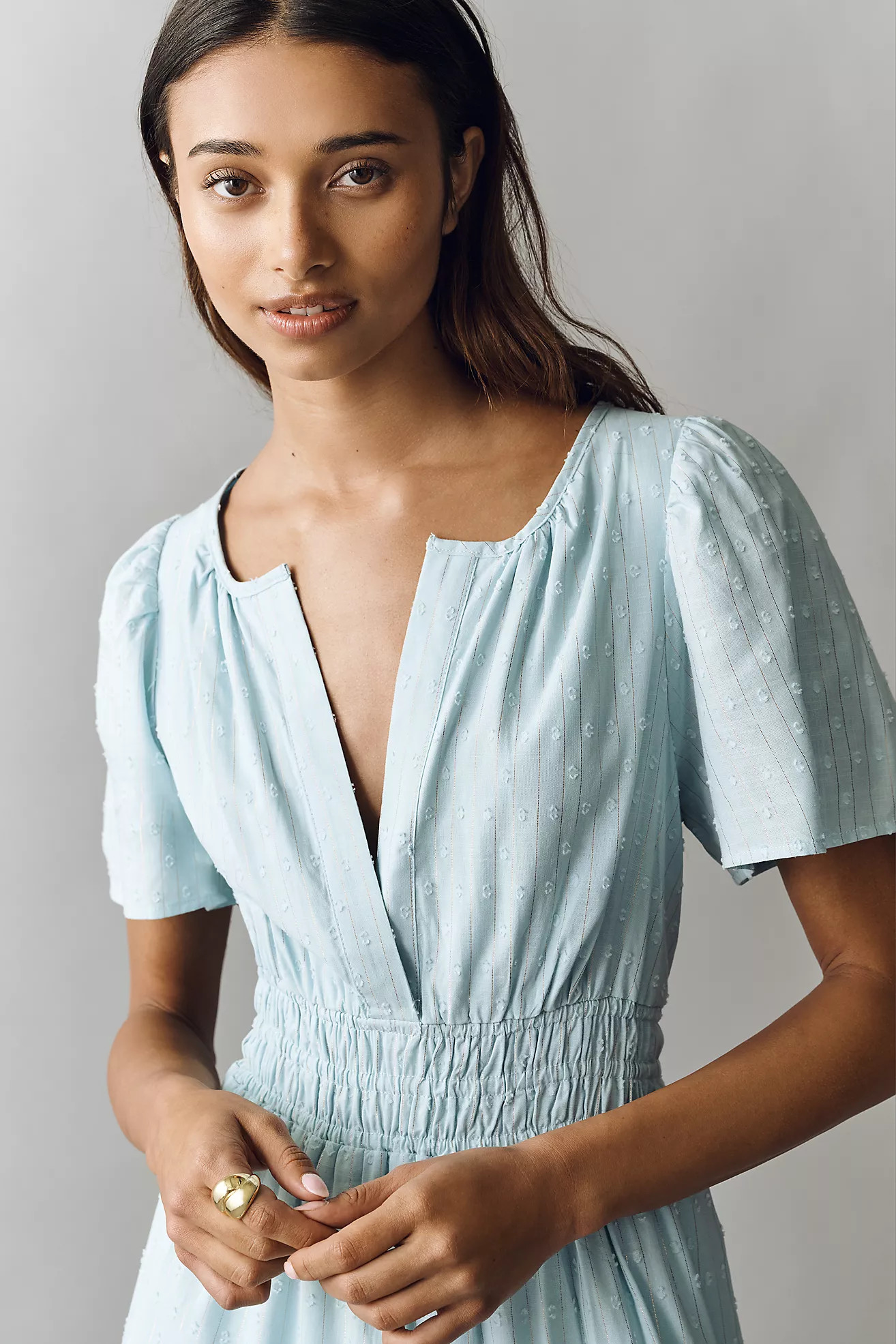 Somerset Lurex Maxi Dress | Anthropologie (US)