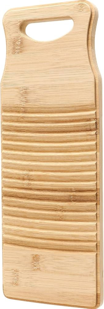 Bamboo Wood Washing Clothes Washboard Laundry Washboard Hand Wash Board for Home Laundry Sink For... | Amazon (US)