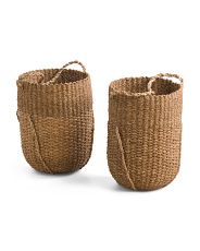 Set Of 2 13x17 Bankuan Baskets With Top Carry Handles | Marshalls