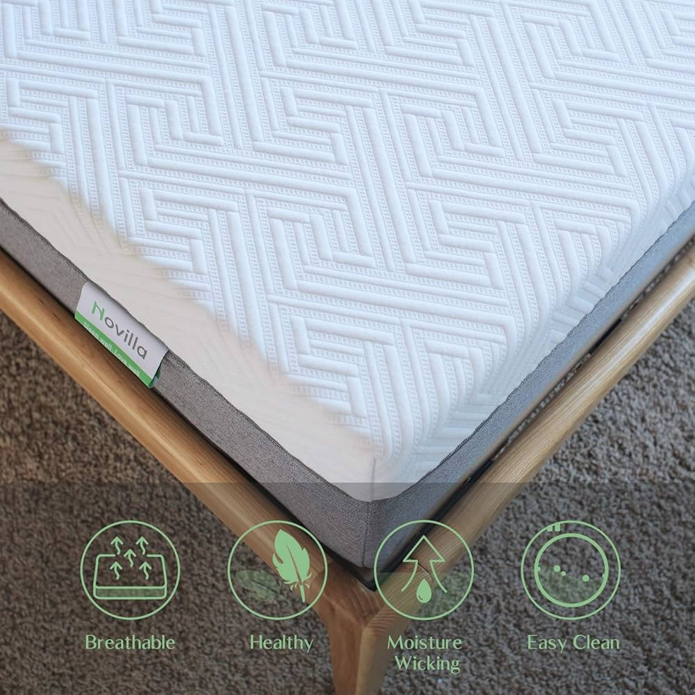 Novilla Queen Size Mattress, 12 Inch Gel Memory Foam Mattress for Cool Night & Pressure Relief, M... | Amazon (US)