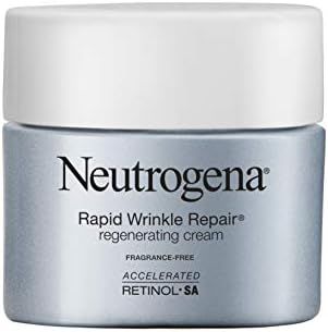 Neutrogena Rapid Wrinkle Repair Retinol Cream, Anti-Wrinkle Face & Neck Cream with Hyaluronic Aci... | Amazon (US)